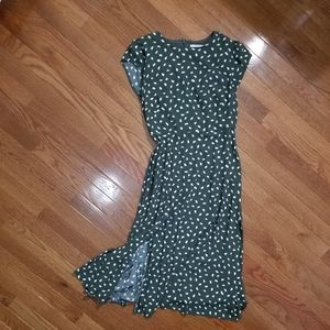 LOFT Olive Green Maxi Dress